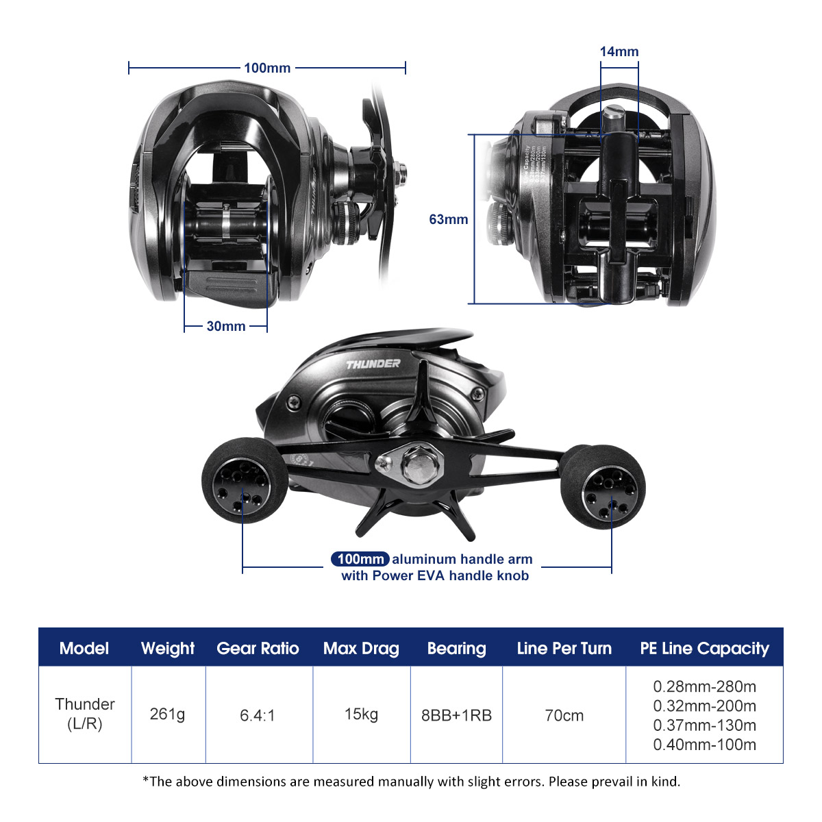Noeby Baitcasting Reel 15KG Ma - Abu Garcia Reel Max 评论和价格
