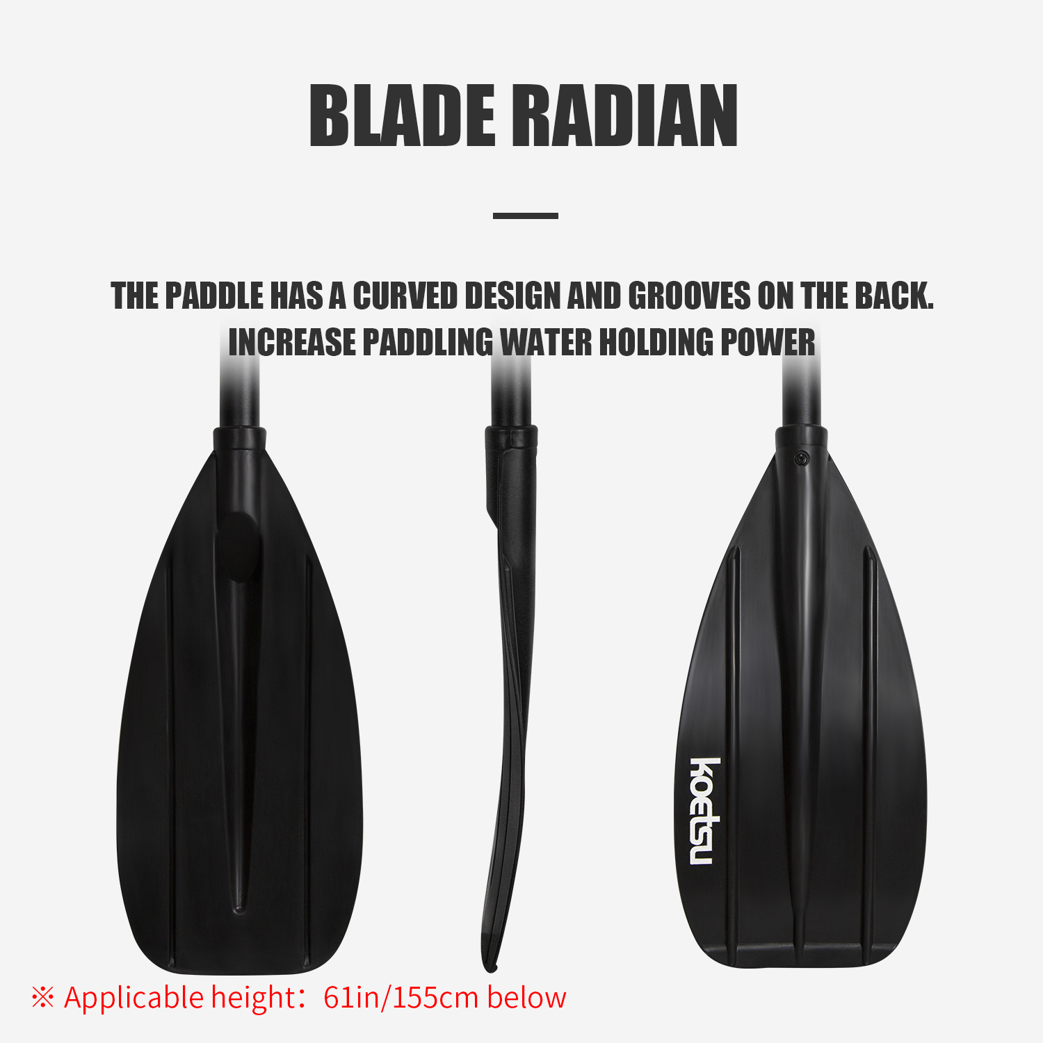 KOETSU Aluminum Alloy Double-H - Fishing Boat Paddle 评论和价格