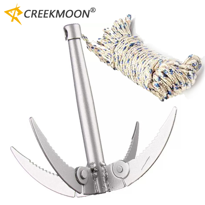 4 Claw Anchor Sickle Foldable  - Fishing Boat Anchor 评论和价格
