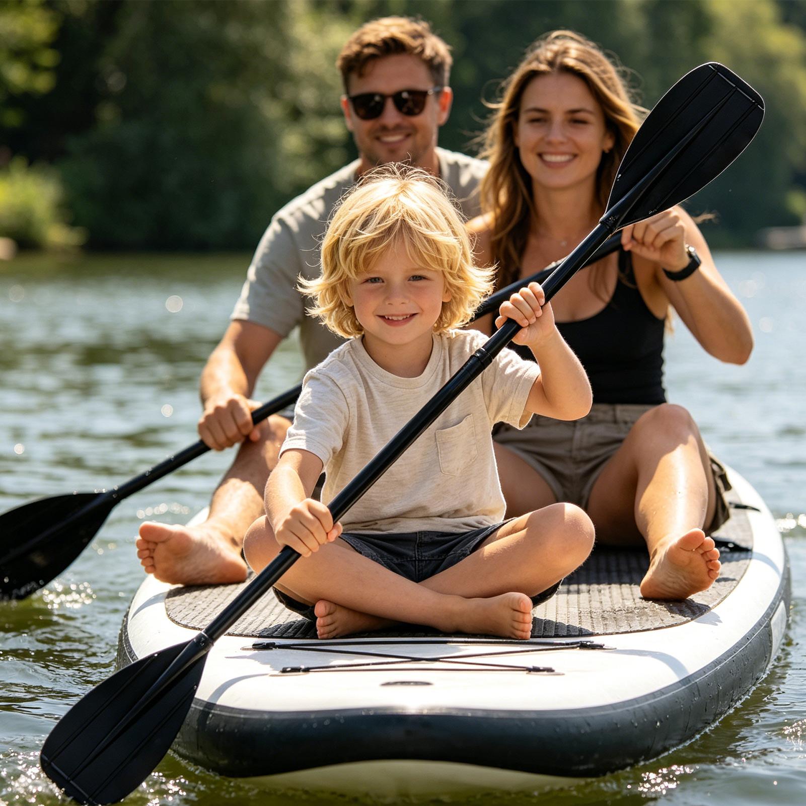 2-Section Carbon Fiber Kayak P - Fishing Boat Paddle 评论和价格