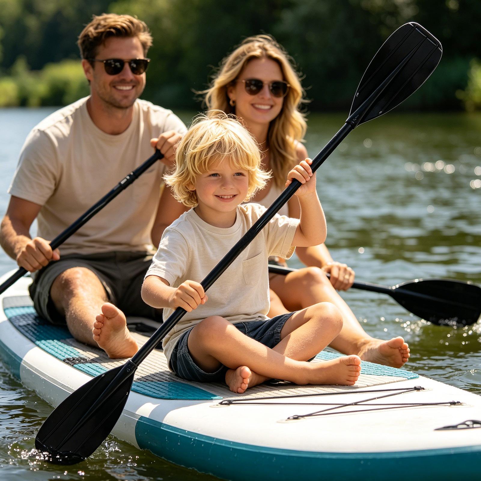2-Section Carbon Fiber Kayak P - Fishing Boat Paddle 评论和价格