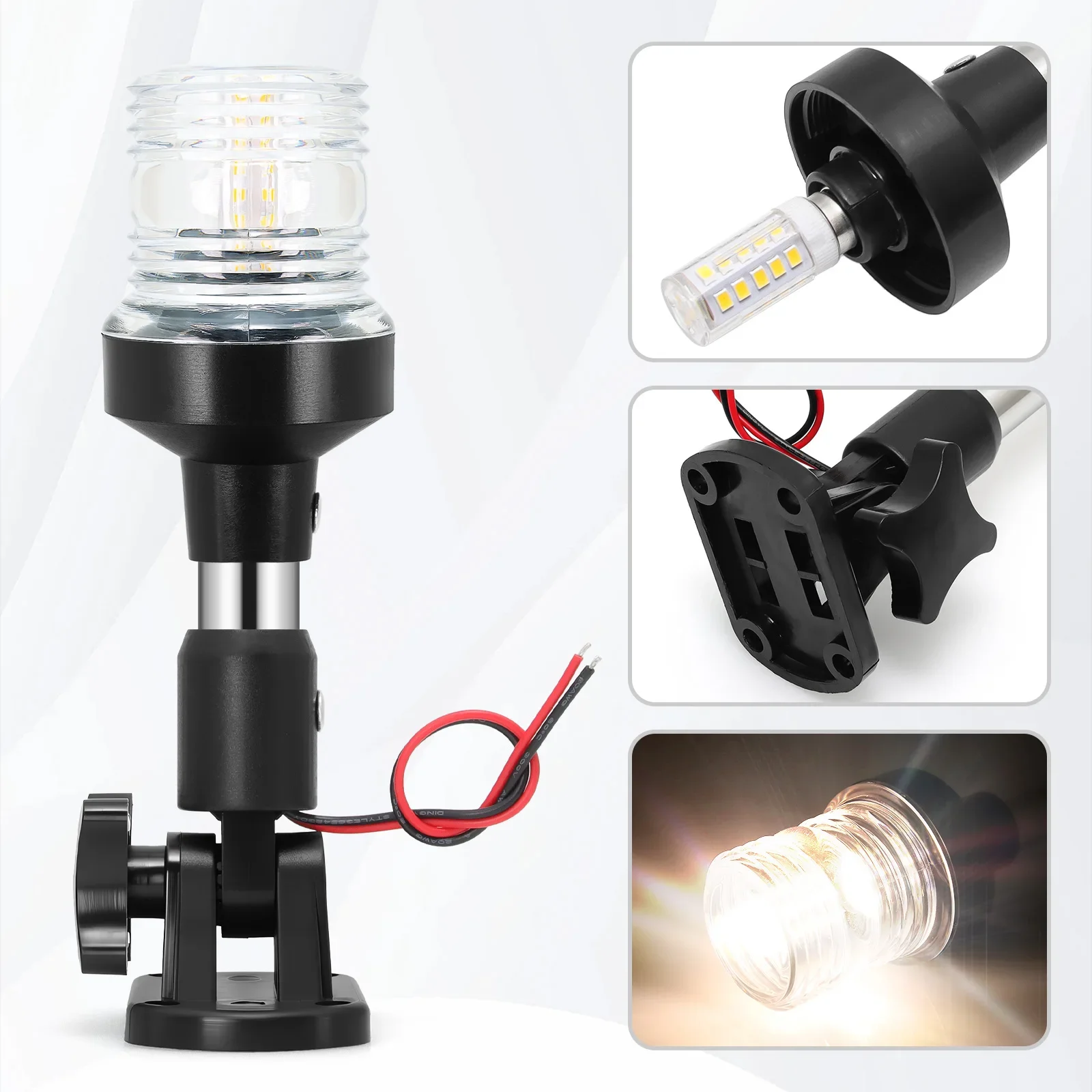 AD 12-24V Navigation Light 6in - Fishing Boat Paddle 评论和价格