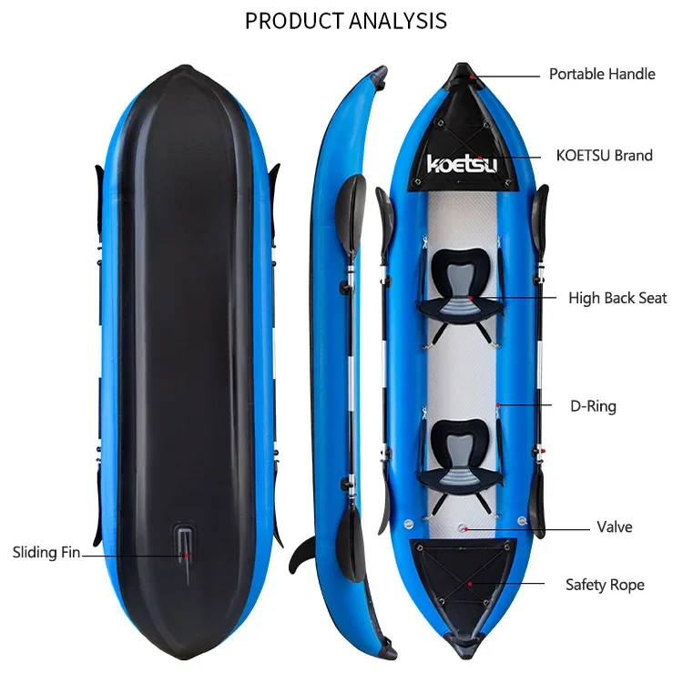 KOETSU 1-2 Persons Inflatable  - Fishing Boat Oar 评论和价格